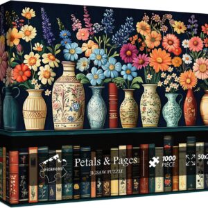 Wildflower Jigsaw Puzzles for Adults 1000 Pieces by PICKFORU