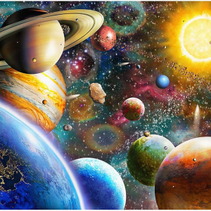 Solar System Jigsaw Puzzles 1000 Pieces for Adults