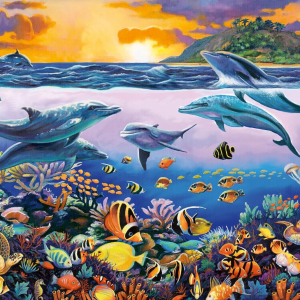 Wonder Forge Underwater Frolic 1000 Piece Jigsaw Puzzle