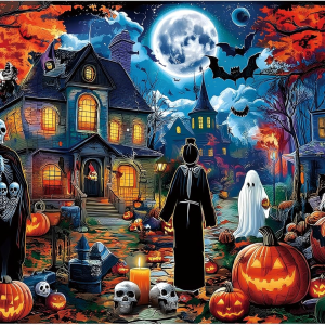 PuzzOne Halloween 1000 Pieces Puzzle – Halloween House Edition
